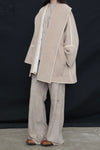 Mutedance 24 Autumn/Winter Cardigan Wool Jacket MD-MD24FW23-SAND MD24FW23 MD24FW24